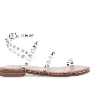 Steve Madden Transport Sandal in clear-excellent condition 7.5